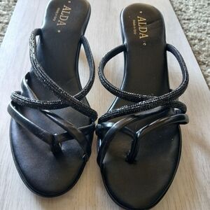 (#166) Bling Sandels Size 9.5